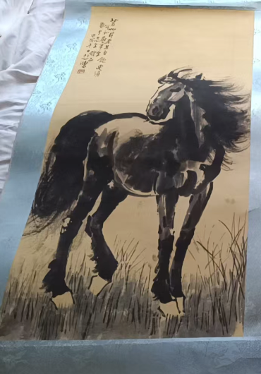 徐悲鸿《骏马图》-嘉城艺术交易平台