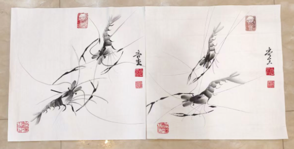 王亮生《墨虾图》-嘉城艺术交易平台