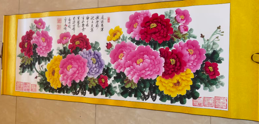 田广杰《花开富贵》-嘉城艺术交易平台