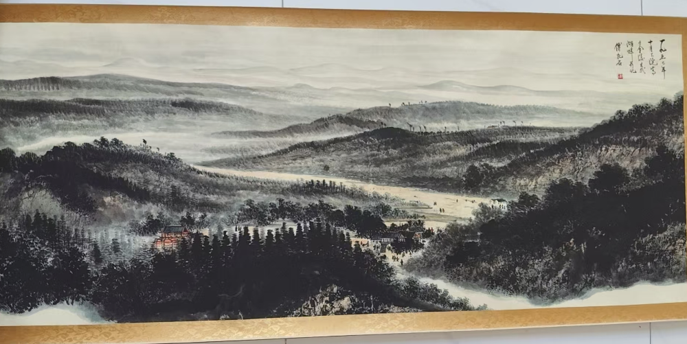 傅抱石《白山晚归》-嘉城艺术交易平台