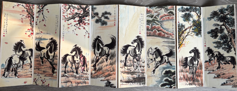 徐悲鸿《奔马欲出屏》-嘉城艺术交易平台