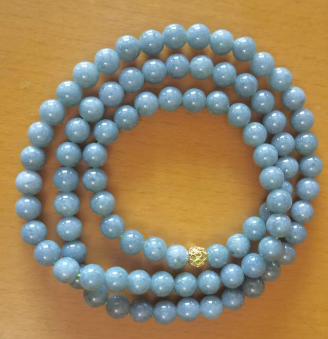 蓝翡翠《手串》-嘉城艺术交易平台