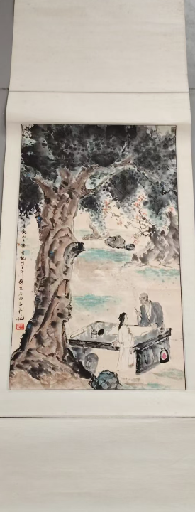 傅抱石《对弈图》-嘉城艺术交易平台