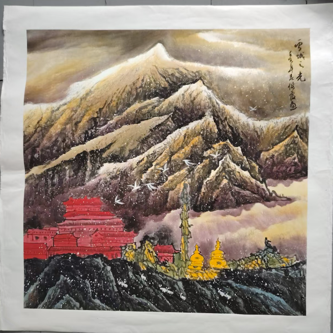 武佩霞《雪城之光》-嘉城艺术交易平台