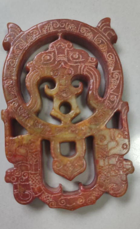 古玉《龙凤纹出廓玉佩》-嘉城艺术交易平台