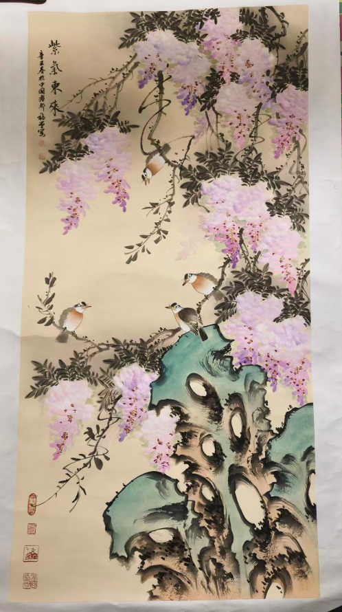 谢福堂《紫气东来》-嘉城艺术交易平台