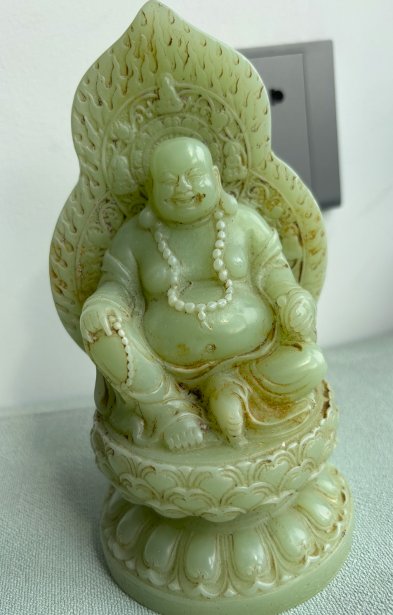 和田玉《弥勒佛》-嘉城艺术交易平台