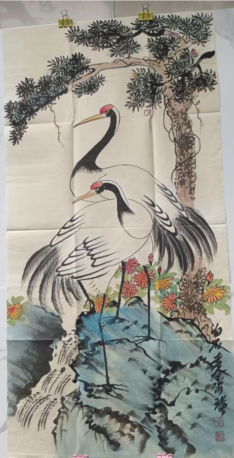 齐白石《松鹤延年》-嘉城艺术交易平台