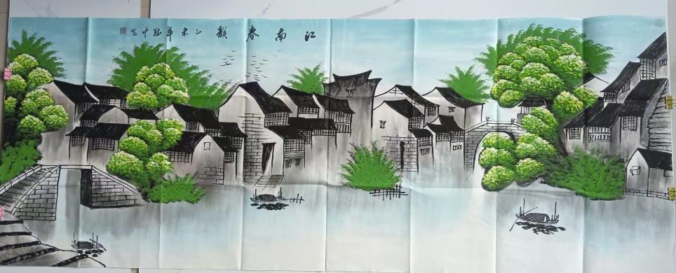 吴冠中《江南春韵》-嘉城艺术交易平台