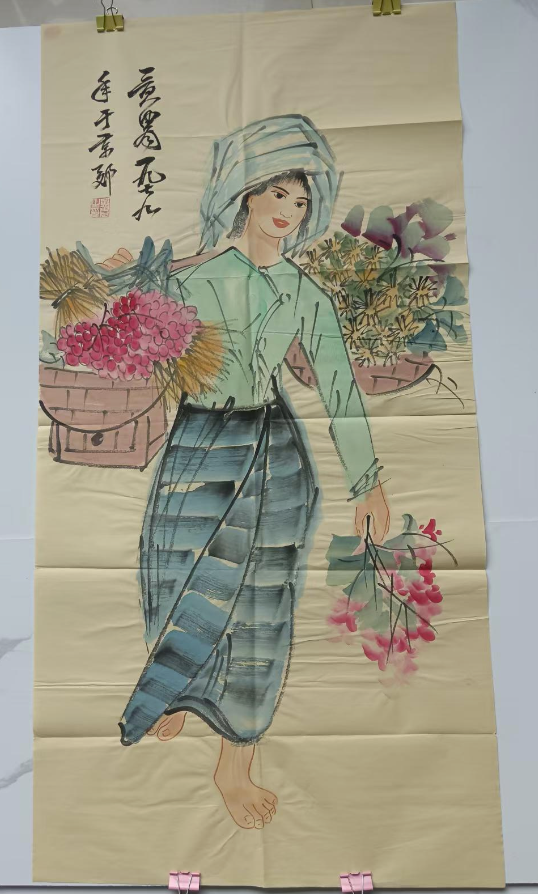 黄冑《傣族姑娘》-嘉城艺术交易平台