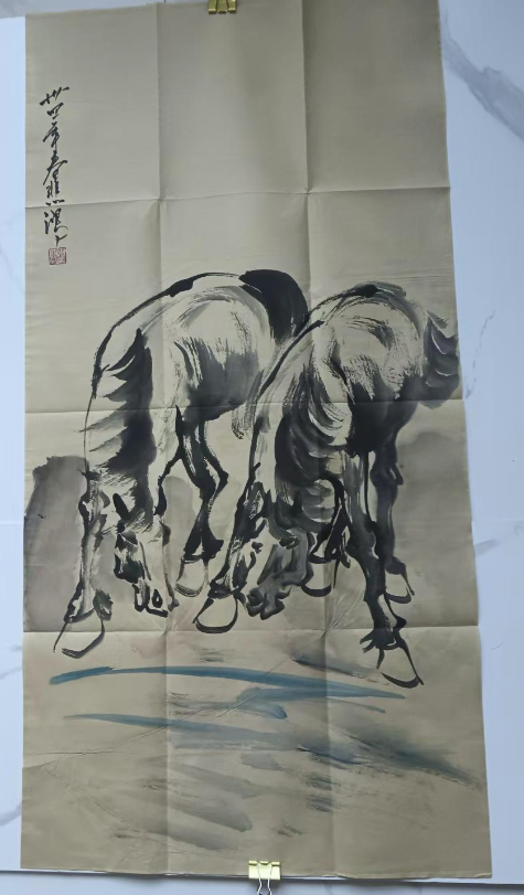 徐悲鸿《骏马图》-嘉城艺术交易平台