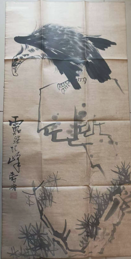 潘天寿《松鹰图》-嘉城艺术交易平台