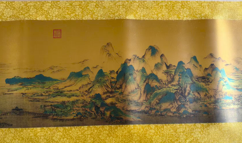 金箔画《千里江山图》