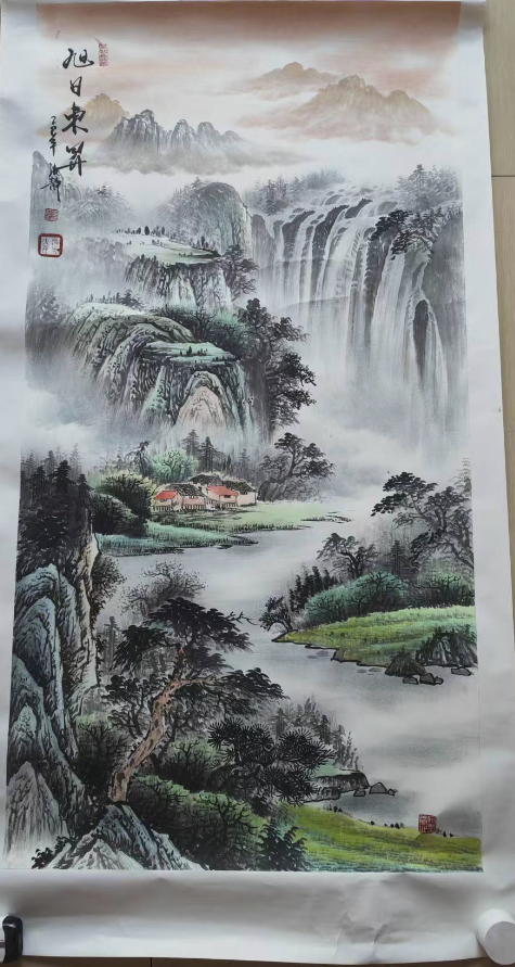 张静《旭日东升》-嘉城艺术交易平台