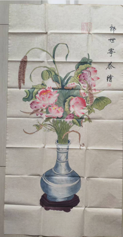 郎世宁《平安富贵图》-嘉城艺术交易平台