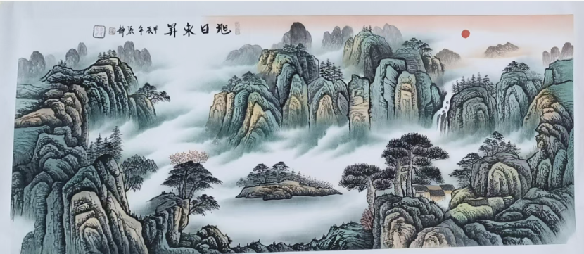 张静《旭日东升》-嘉城艺术交易平台