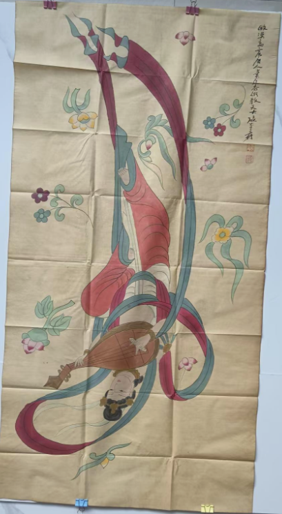 张大千《飞天仙女》-嘉城艺术交易平台