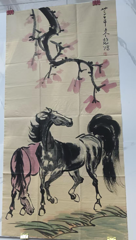 徐悲鸿《骏马图》-嘉城艺术交易平台