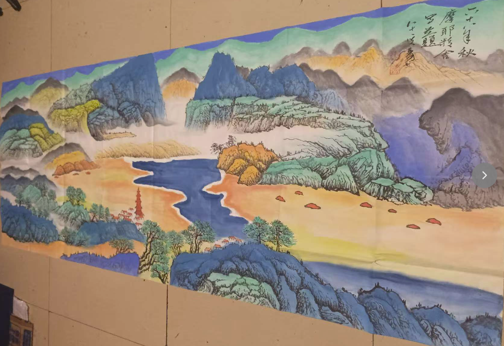 张大千《摩耶精舍》-嘉城艺术交易平台