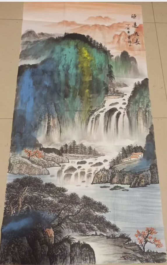 张觉悟《源远流长》-嘉城艺术交易平台