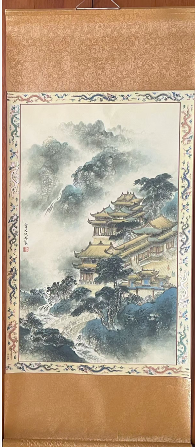 仇英《楼阁图》-嘉城艺术交易平台