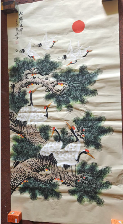 超英《松鹤延年》-嘉城艺术交易平台