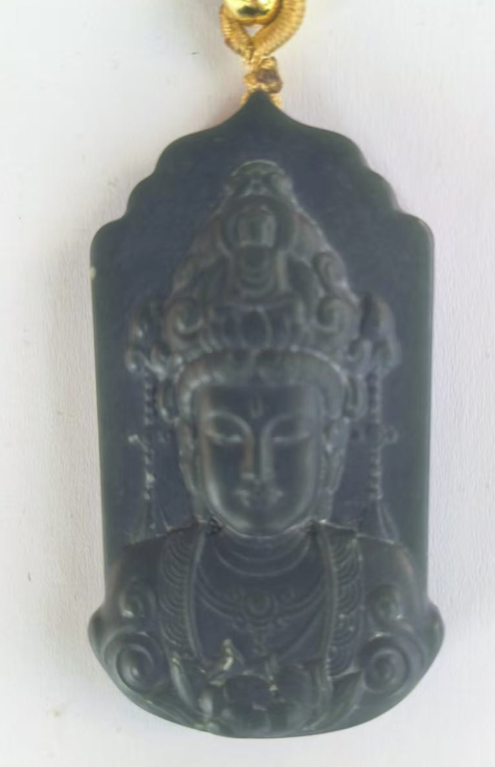 和田玉《观音牌》-嘉城艺术交易平台