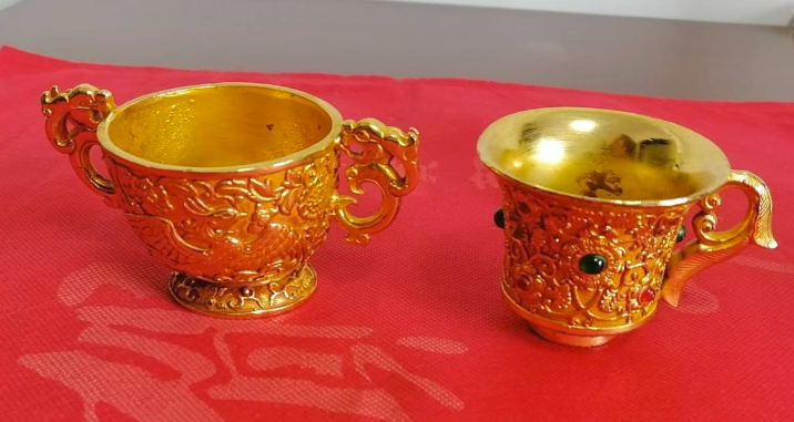 金瓯永固杯（一对）-嘉城艺术交易平台