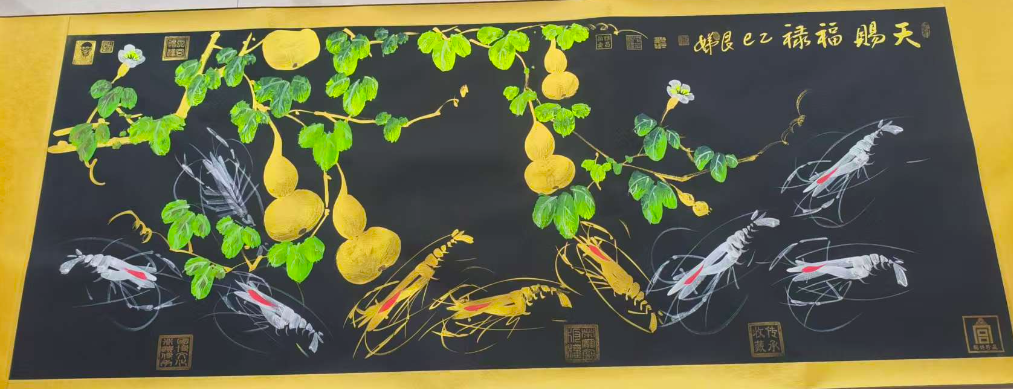 徐艮娣《天赐福禄》-嘉城艺术交易平台