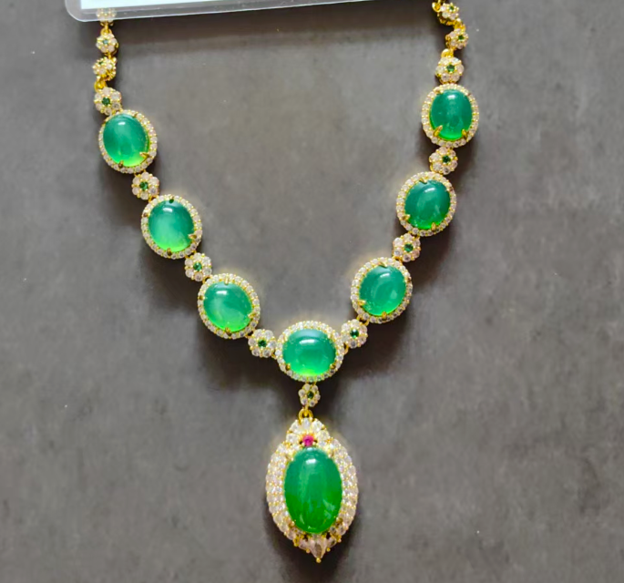 玛瑙《镶嵌项链》-嘉城艺术交易平台