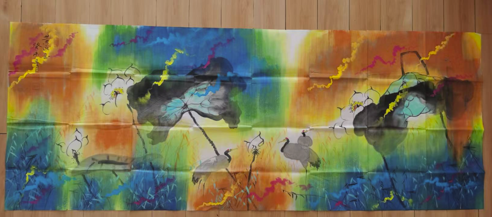 黄永玉《荷香四溢》-嘉城艺术交易平台