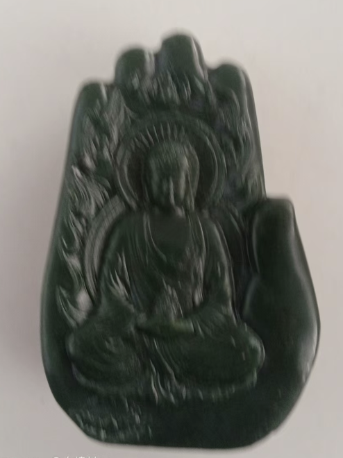 和田玉《掌中佛》-嘉城艺术交易平台