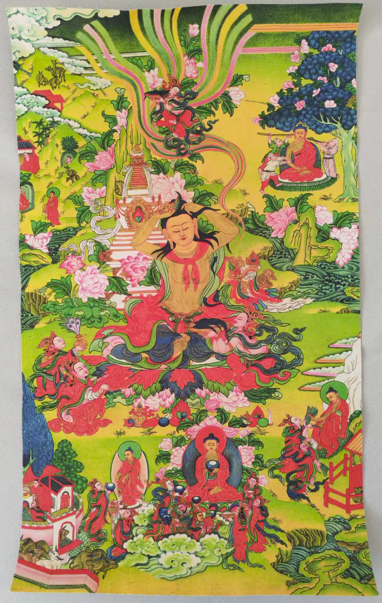 唐卡《妙音天女》-嘉城艺术交易平台