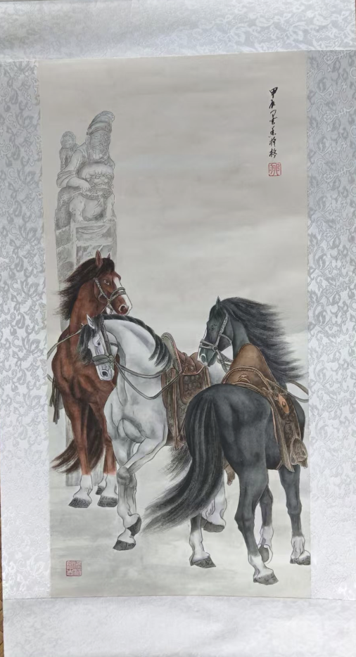 那墨香《骏马图》-嘉城艺术交易平台