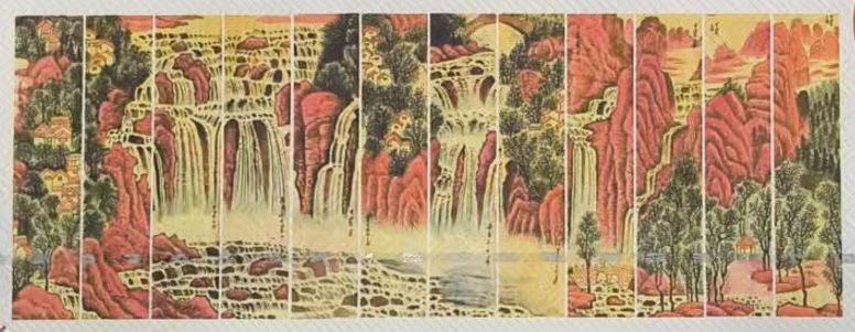 李可染《山居图》十二条屏-嘉城艺术交易平台