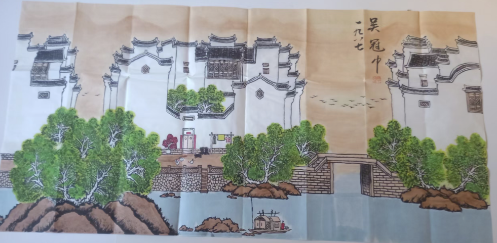 吴冠中《江南水乡》-嘉城艺术交易平台