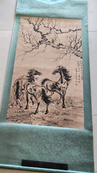 徐悲鸿《骏马图》-嘉城艺术交易平台