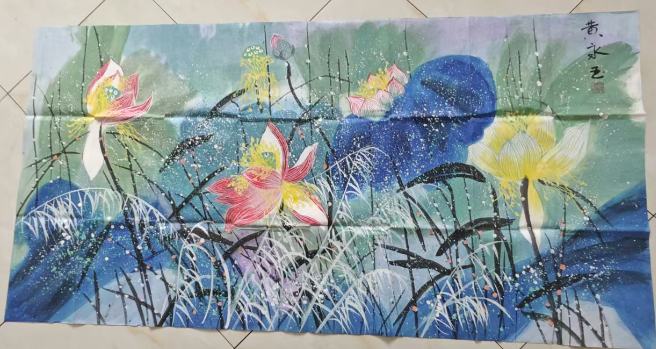 黄永玉《荷花图》-嘉城艺术交易平台