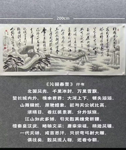 张恒禄《沁园春-雪》-嘉城艺术交易平台