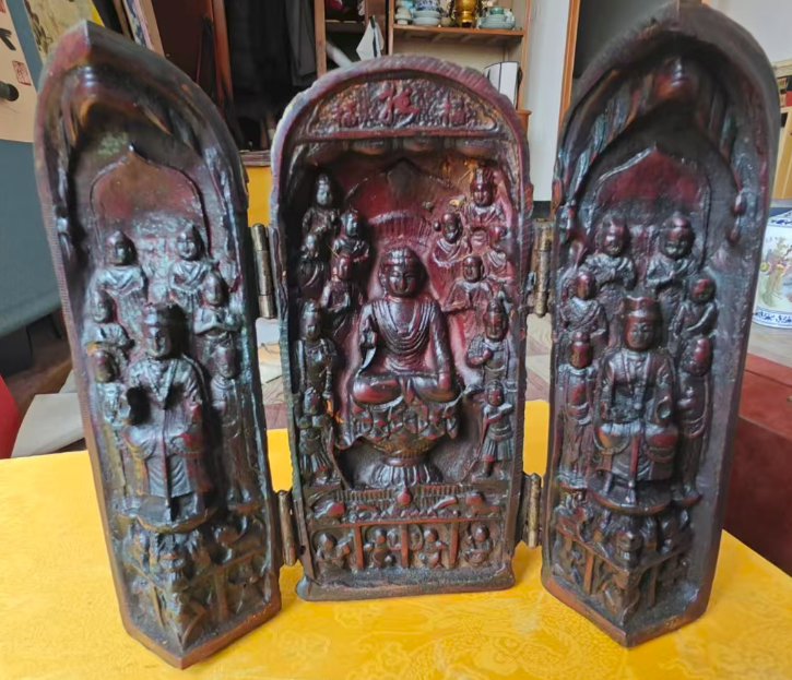 乾隆年制《三开佛龛》-嘉城艺术交易平台