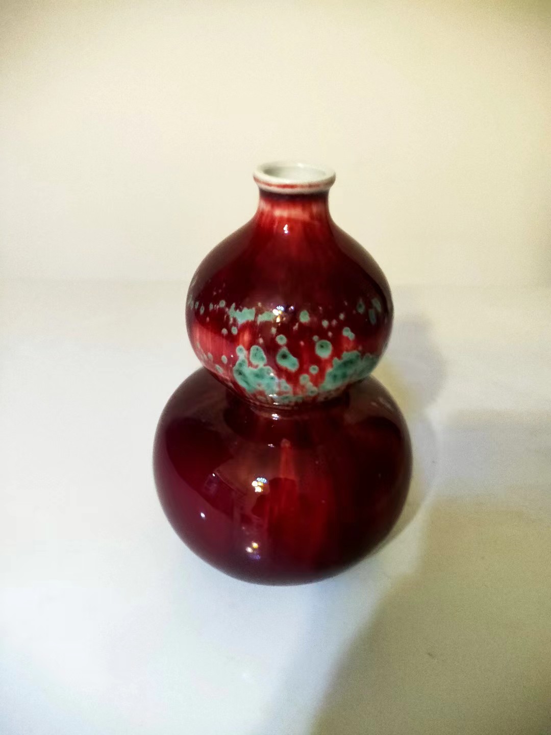 康熙年制《郎红窑变釉葫芦瓶》-嘉城艺术交易平台