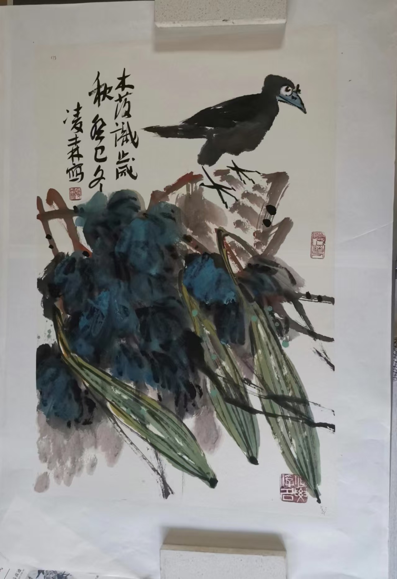 凌森《花鸟图》-嘉城艺术交易平台