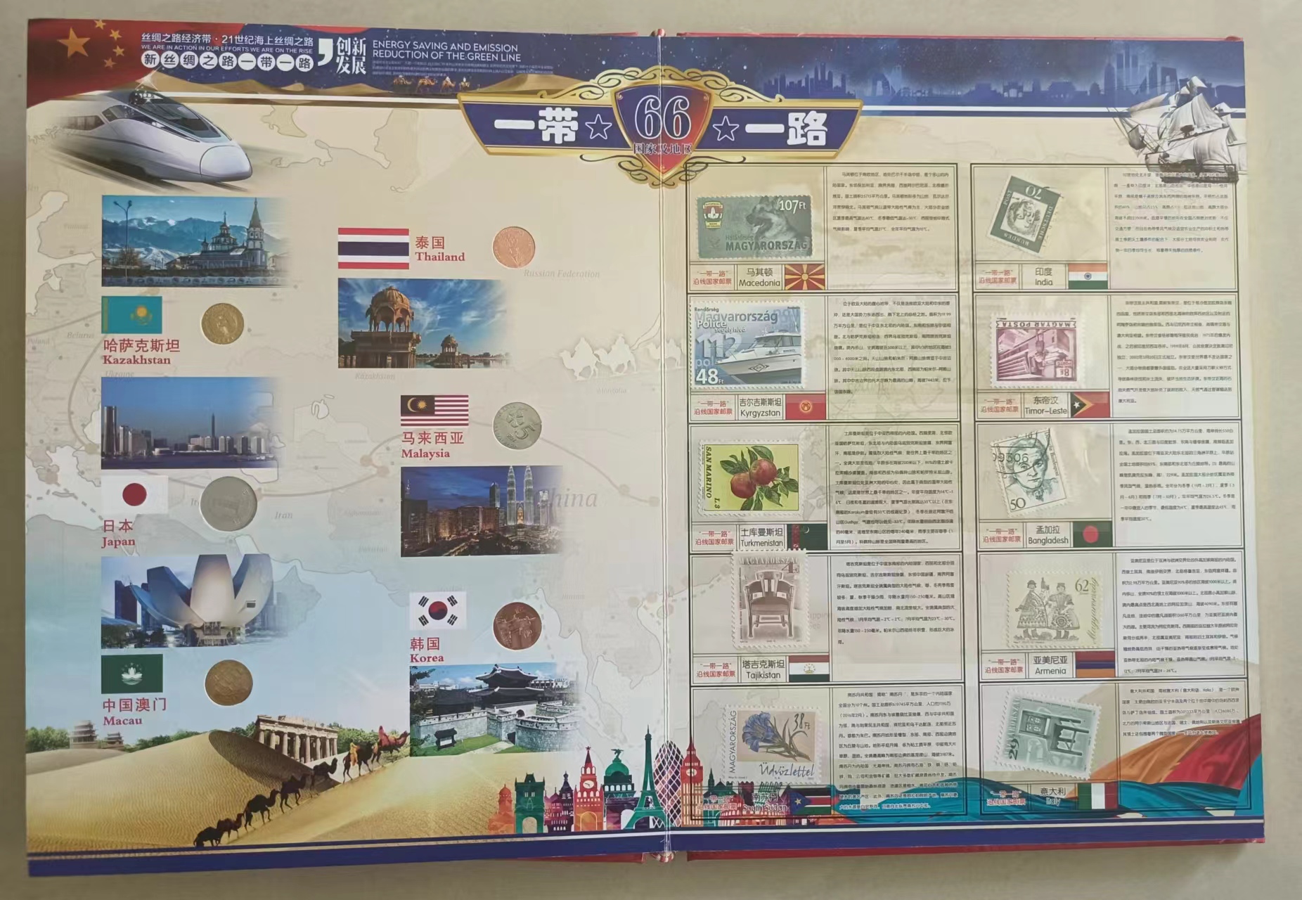 一带一路沿线66国钱币邮票集锦-嘉城艺术交易平台