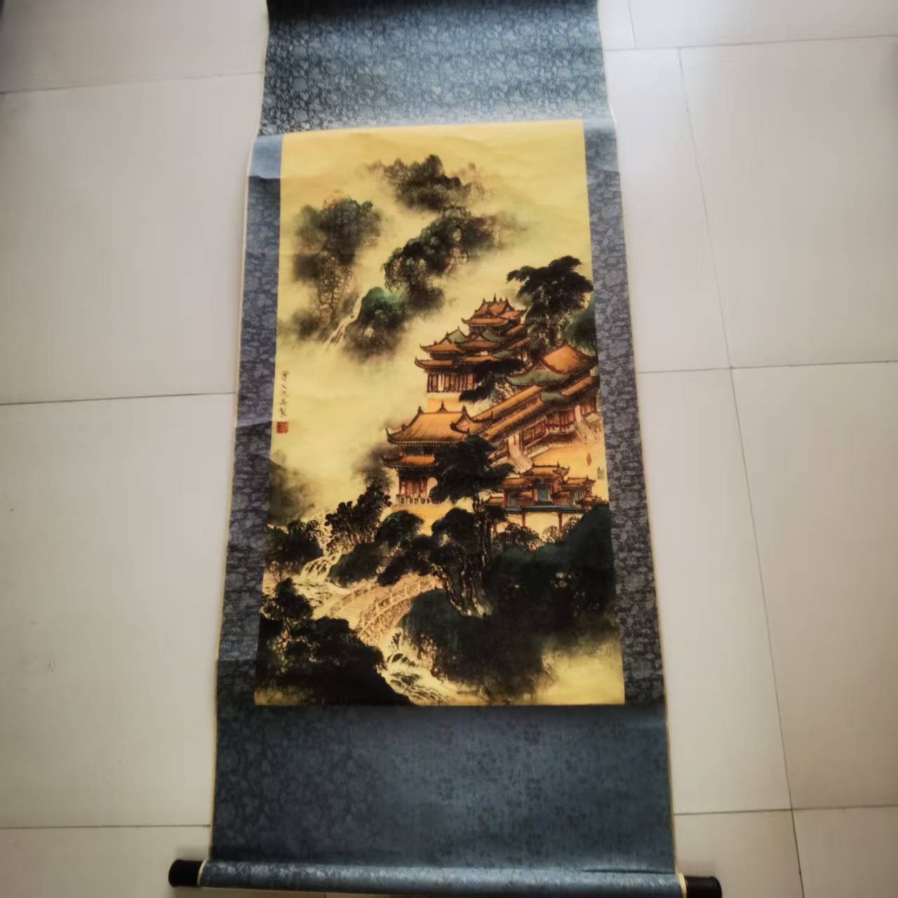 仇英《山水图》-嘉城艺术交易平台