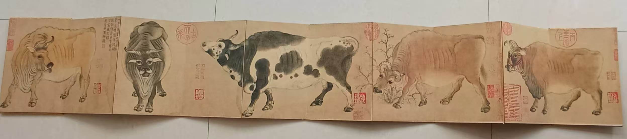 韩滉《五牛图》-嘉城艺术交易平台