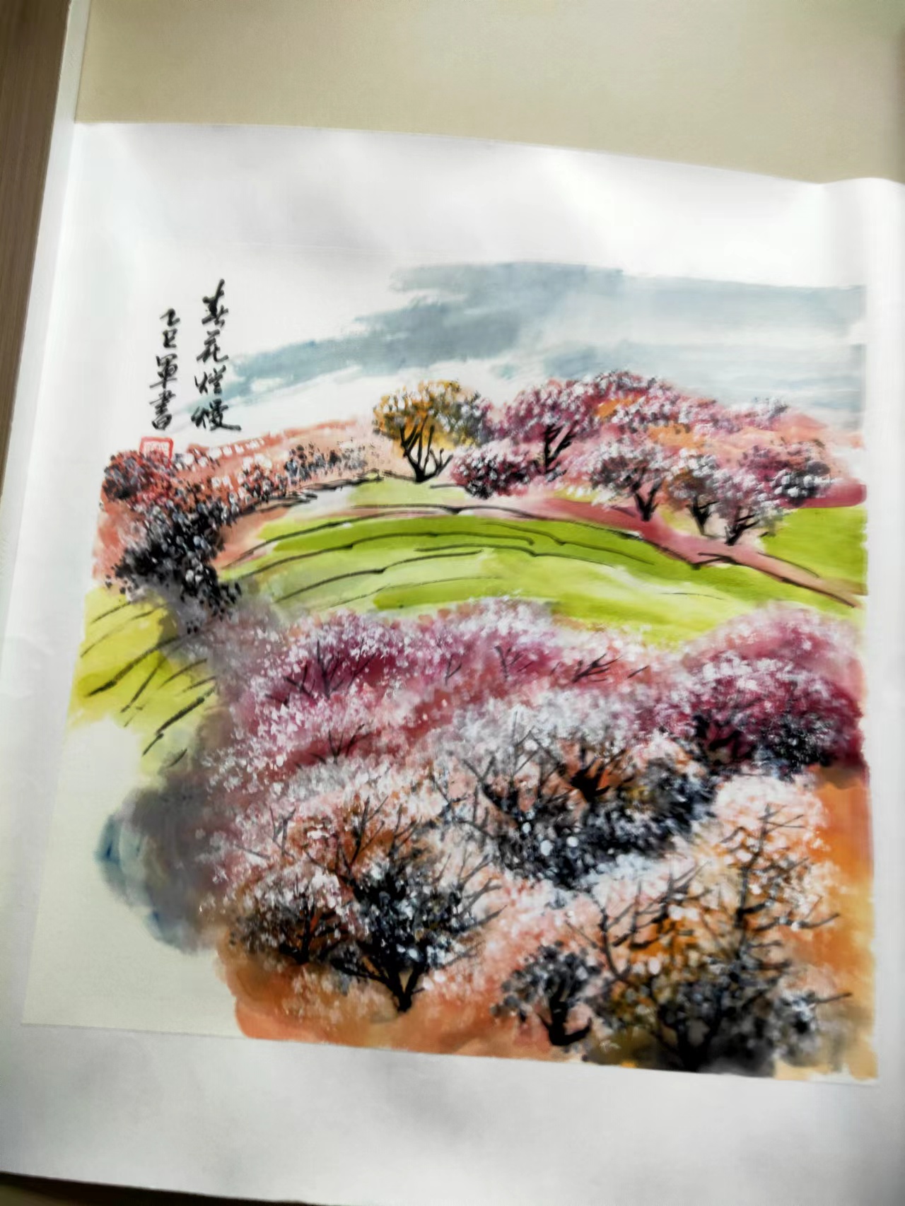 王书军《春花慢慢》-嘉城艺术交易平台