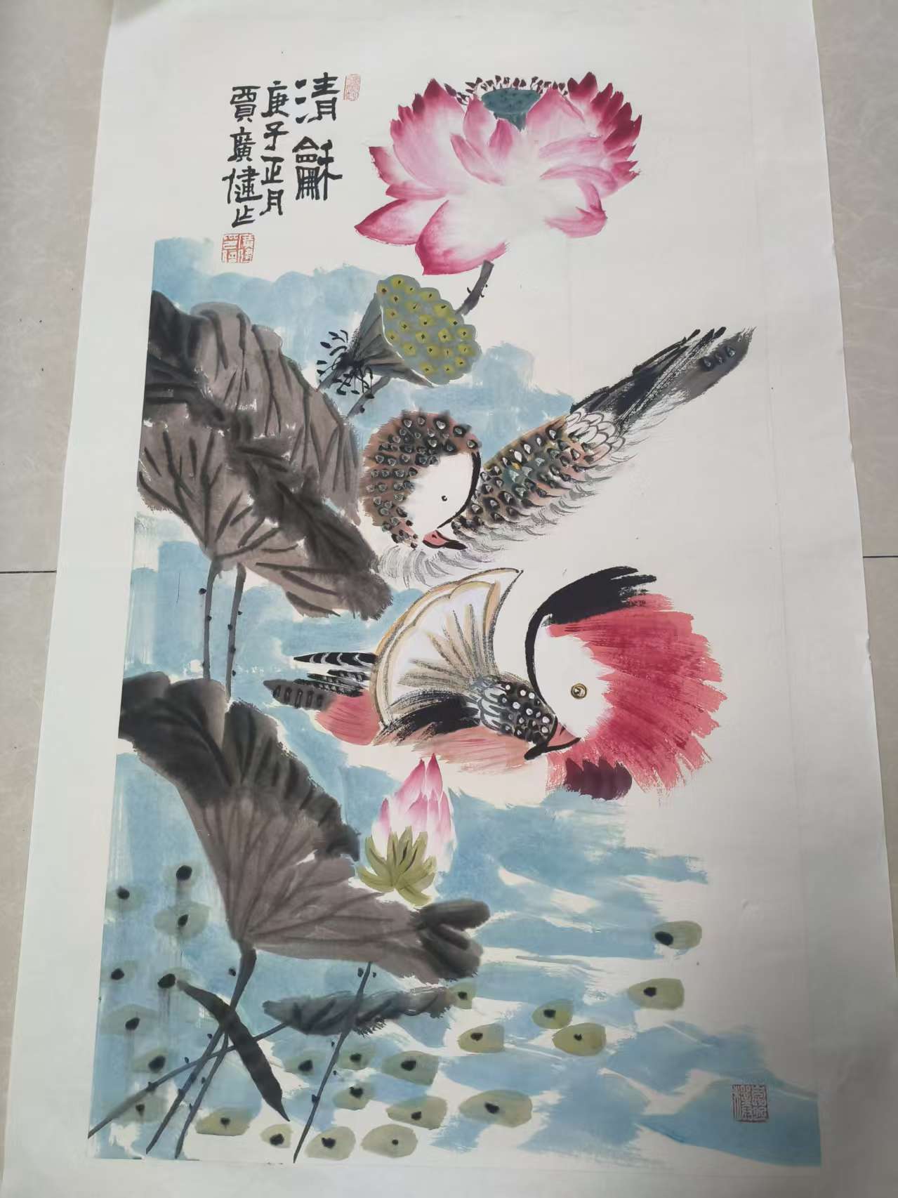 贾广健《清和》-嘉城艺术交易平台