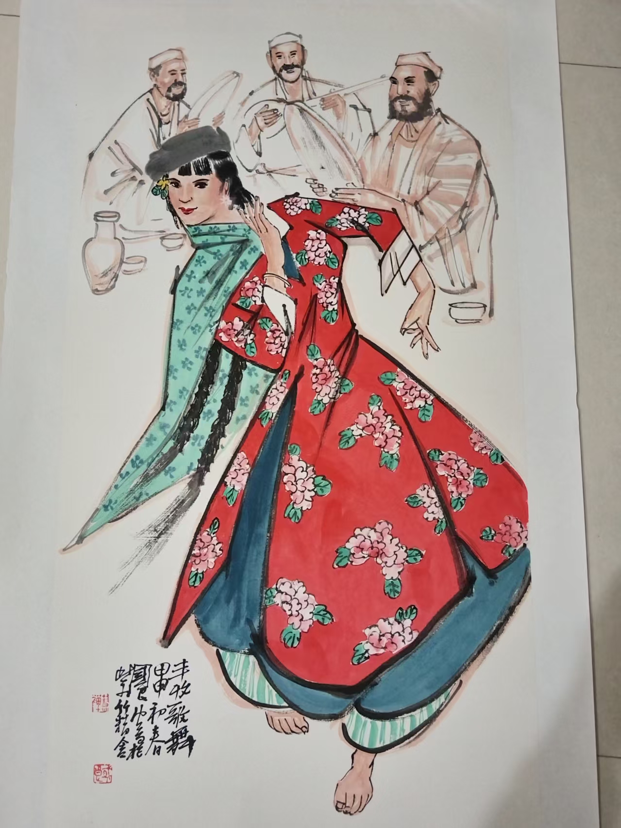 史国良《丰收歌舞》-嘉城艺术交易平台