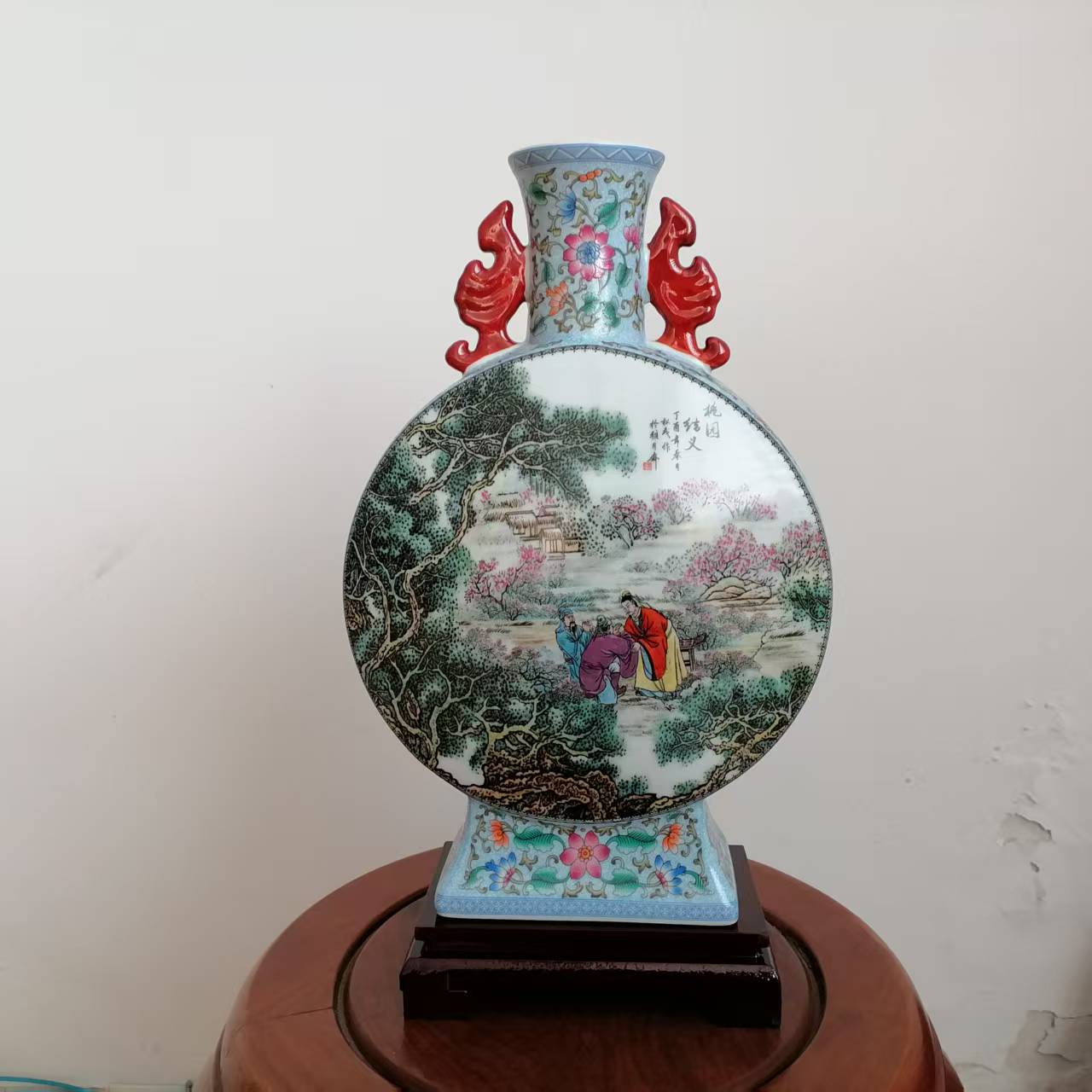 张松茂《江山双绝》大师尊-嘉城艺术交易平台