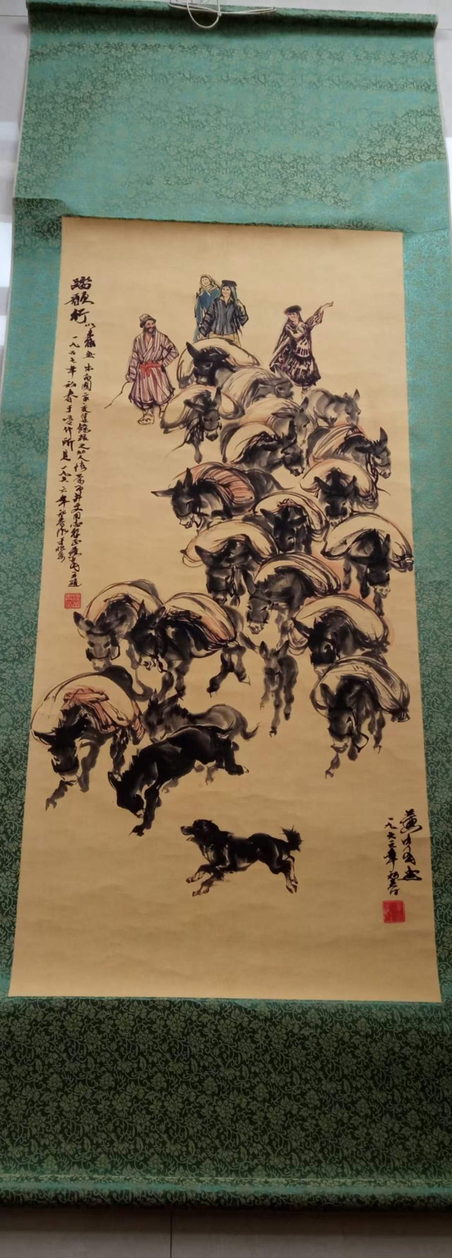 黄胄《踏歌行》-嘉城艺术交易平台